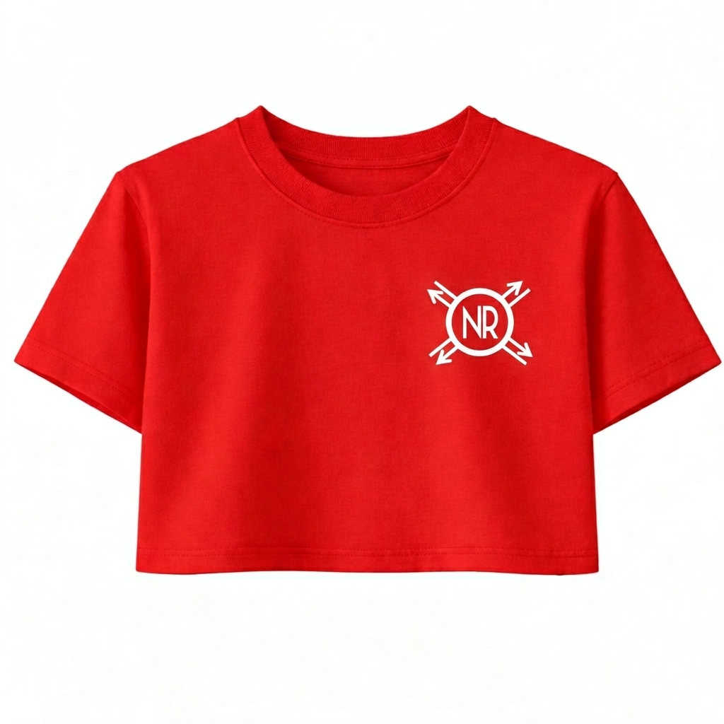 Ladies NRB Compass Left Chest Crop
