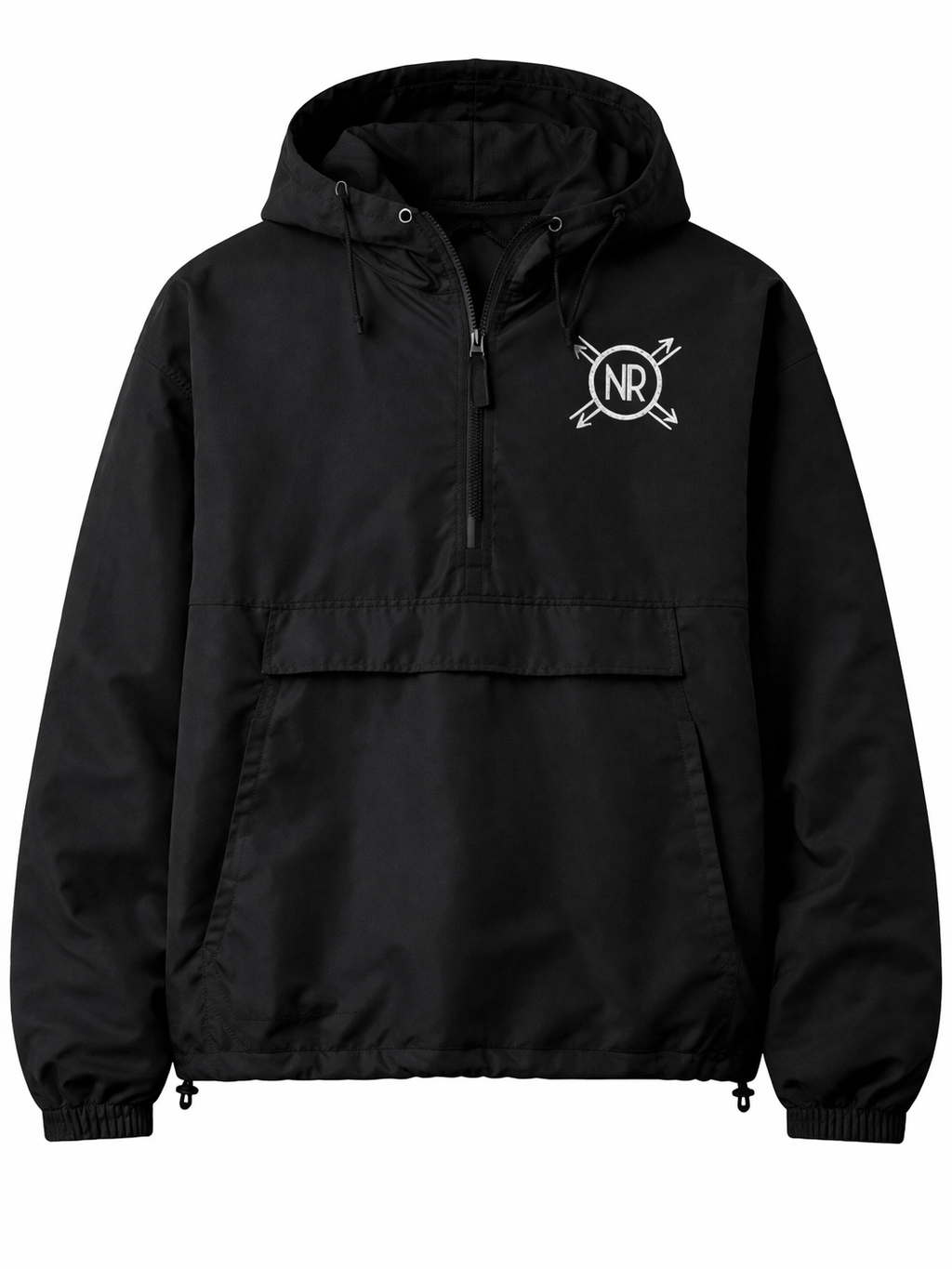 Men's NRB Compass Left Chest Hooded Windbreaker